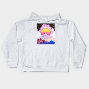 Flower Sunrise Kids Hoodie